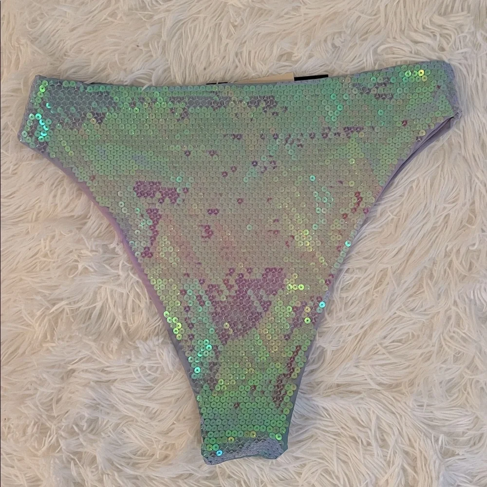 DANNIJO Gianni Bini Multicolor Sequin Bikini Bottom Size Medium NWT - Picture 3 of 8